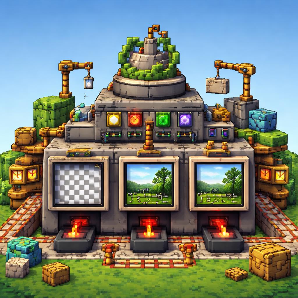 Voxel workshop showing render settings and output formats