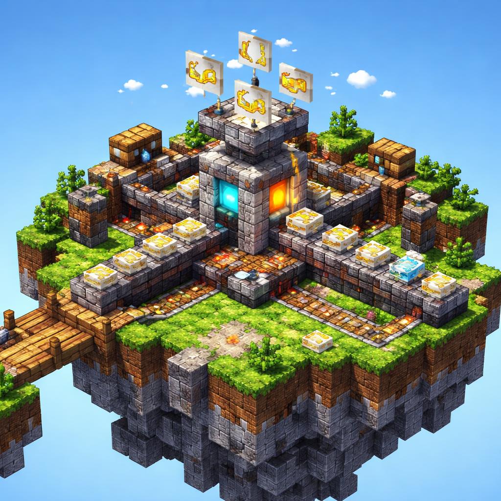 Voxel floating island sorting Markdown links into structured output