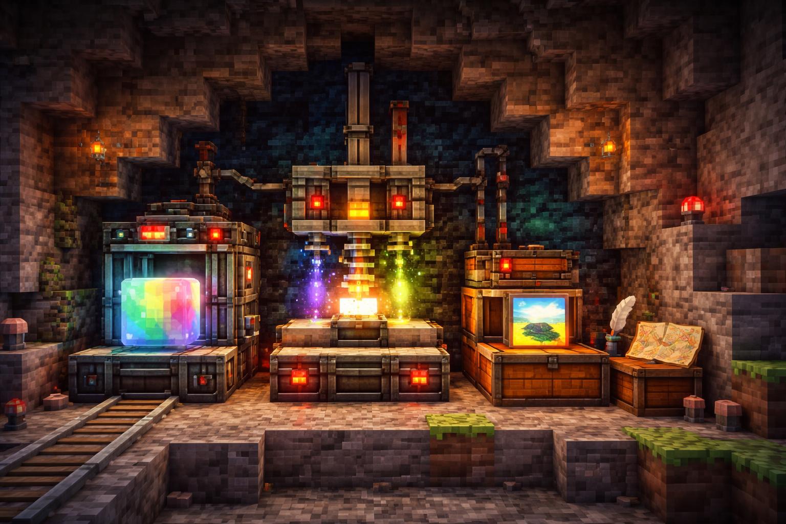 Voxel cave lab where TIFF decoding produces a JPG image tile