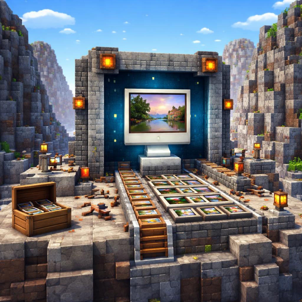 Voxel poster-frame selection scene with a highlighted still being lifted from a video timeline