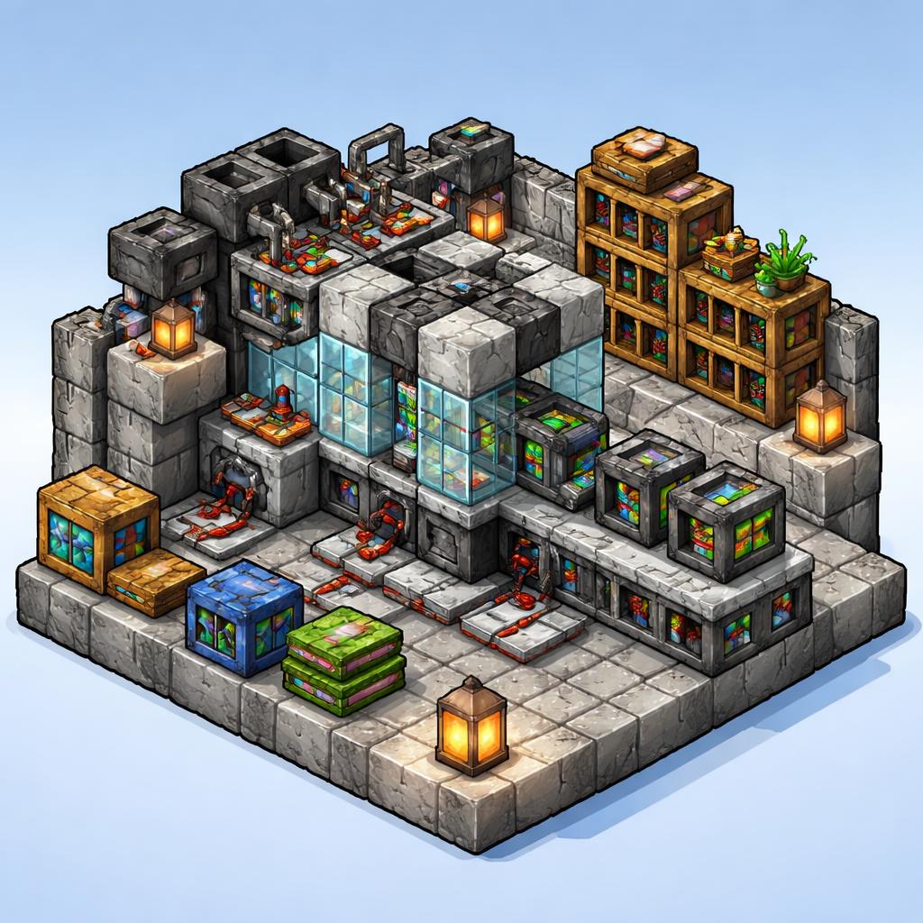 HTML formatting workflow in a voxel workshop