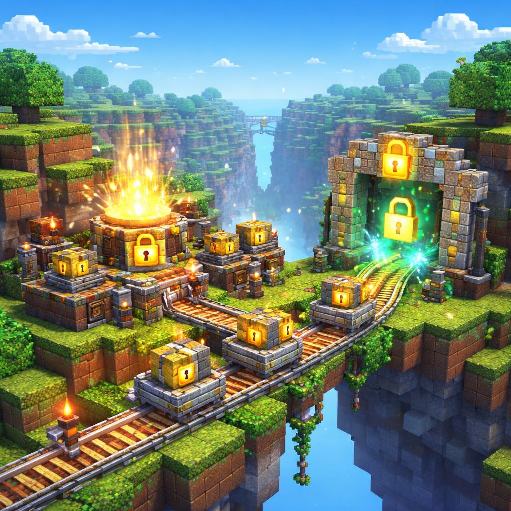 Voxel gateway accepting sealed tokens and lighting up access path