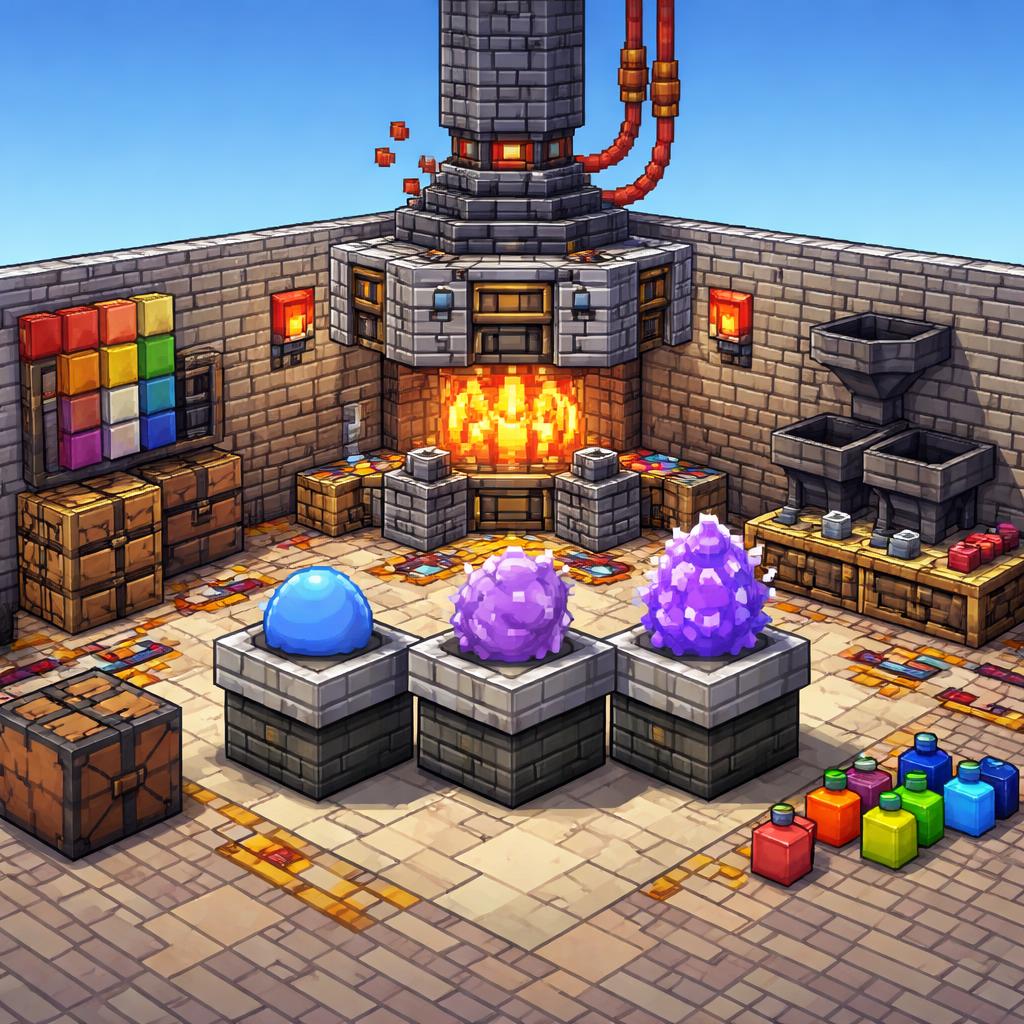 A voxel workshop producing multiple blob variations with different shapes
