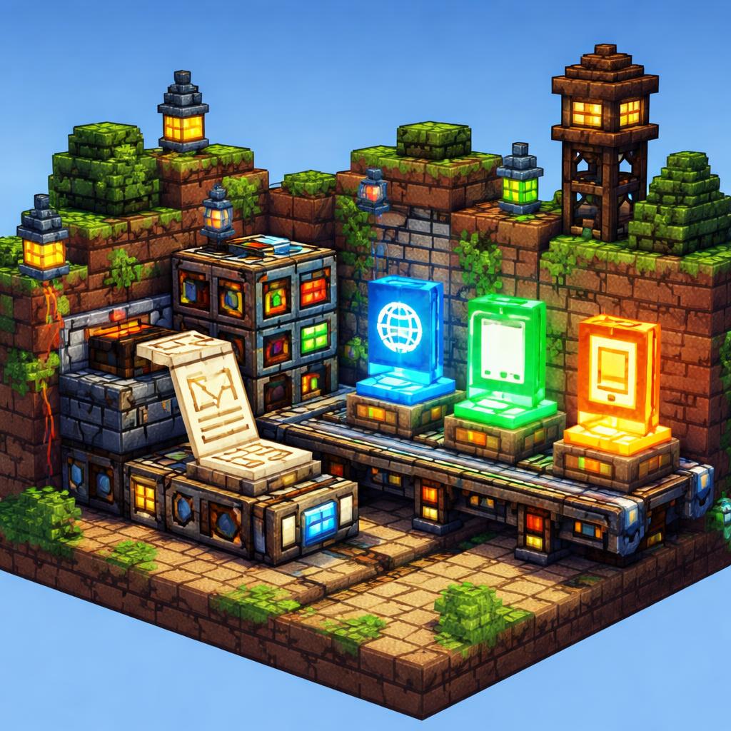 Voxel scanner workshop transforming a user agent string into browser, OS, and device outputs
