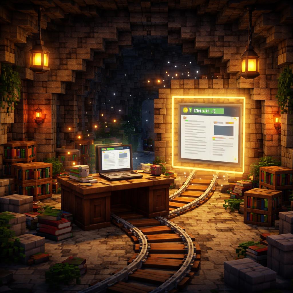 Markdown preview inside a cave library