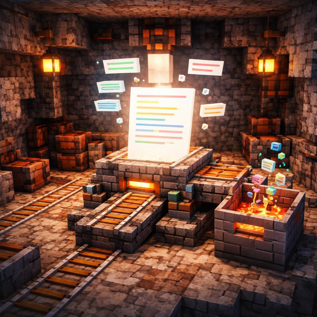 Voxel cave press flattening annotation layers into a clean page
