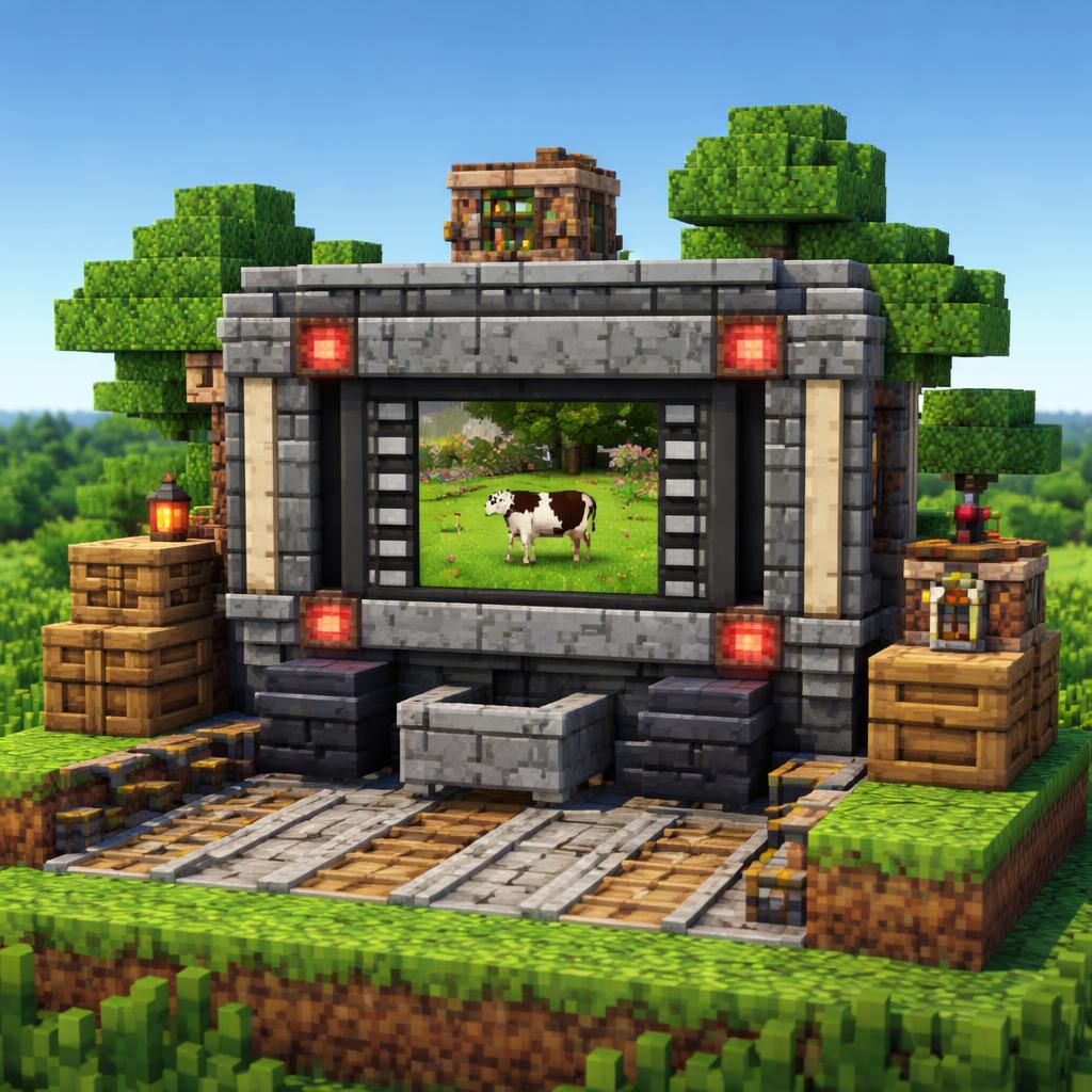 A voxel crop-frame machine tightening a video clip into a new frame