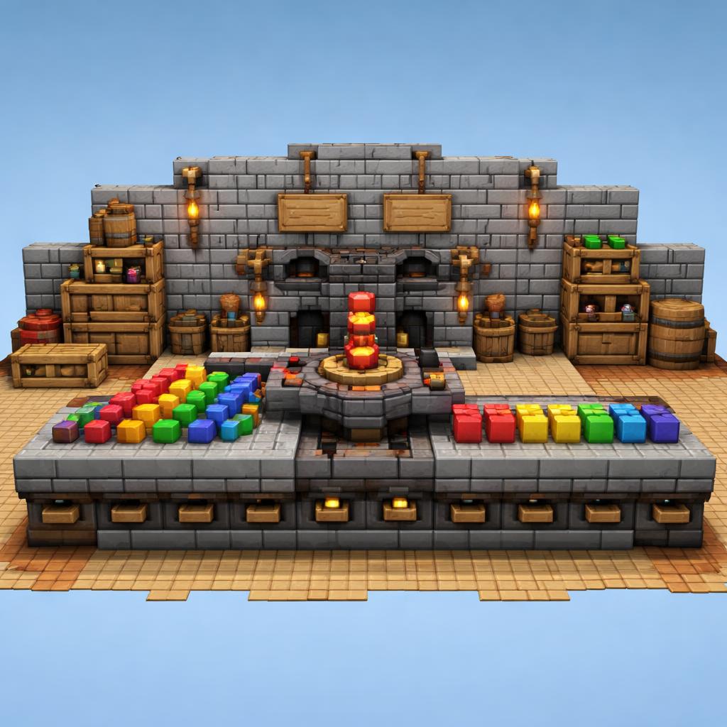 Voxel JSON sorting machine