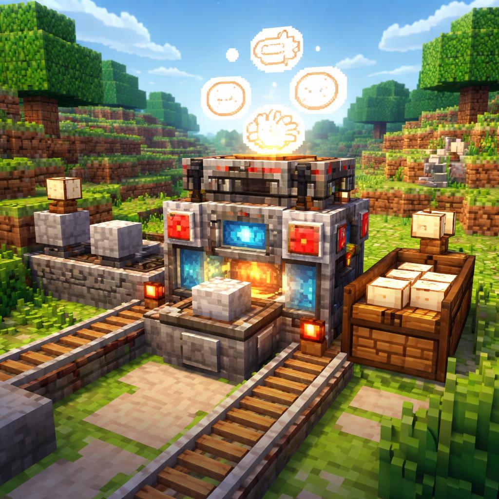Voxel workshop where plain blocks become rough sketch-style SVG shapes