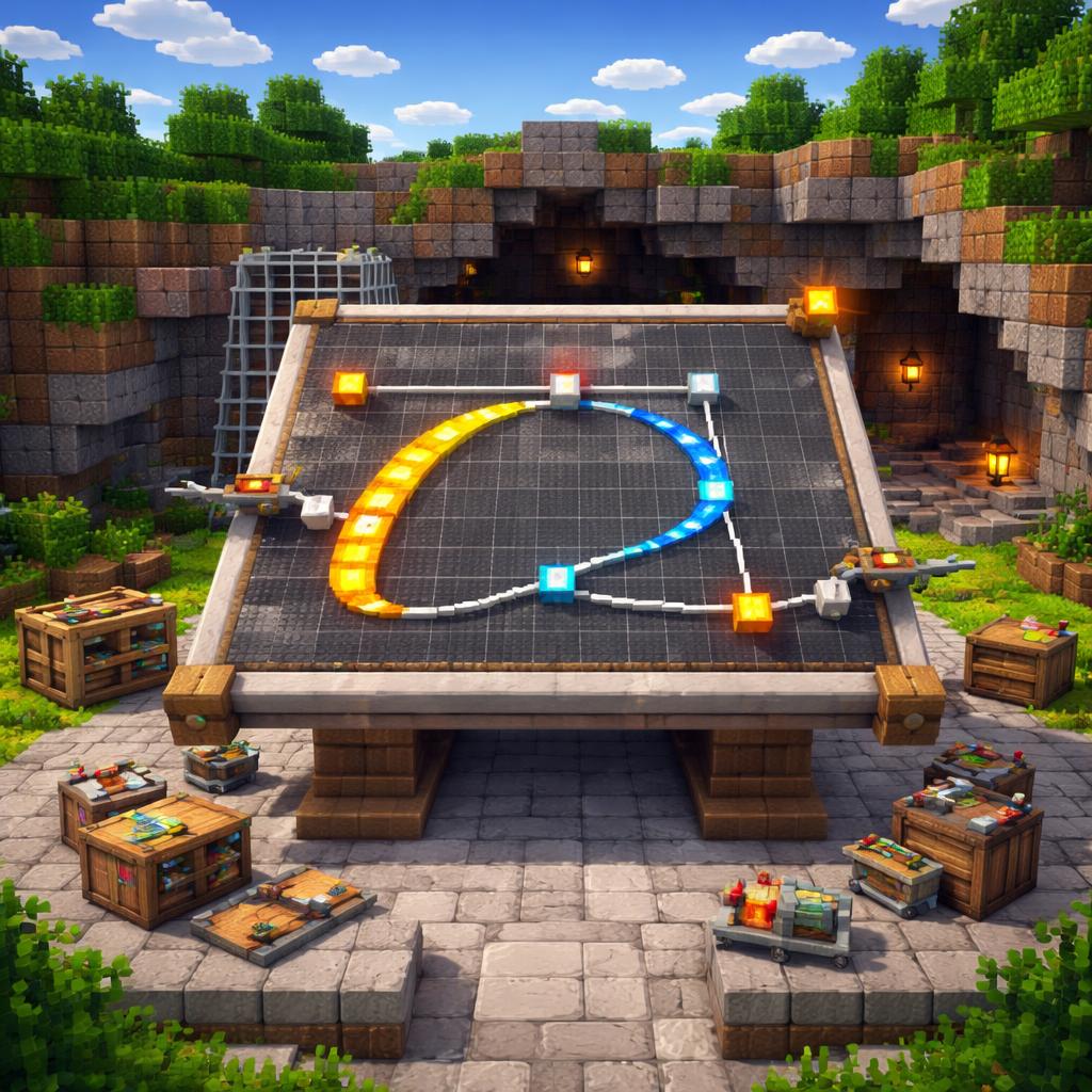 Voxel drafting table editing anchor points and path geometry