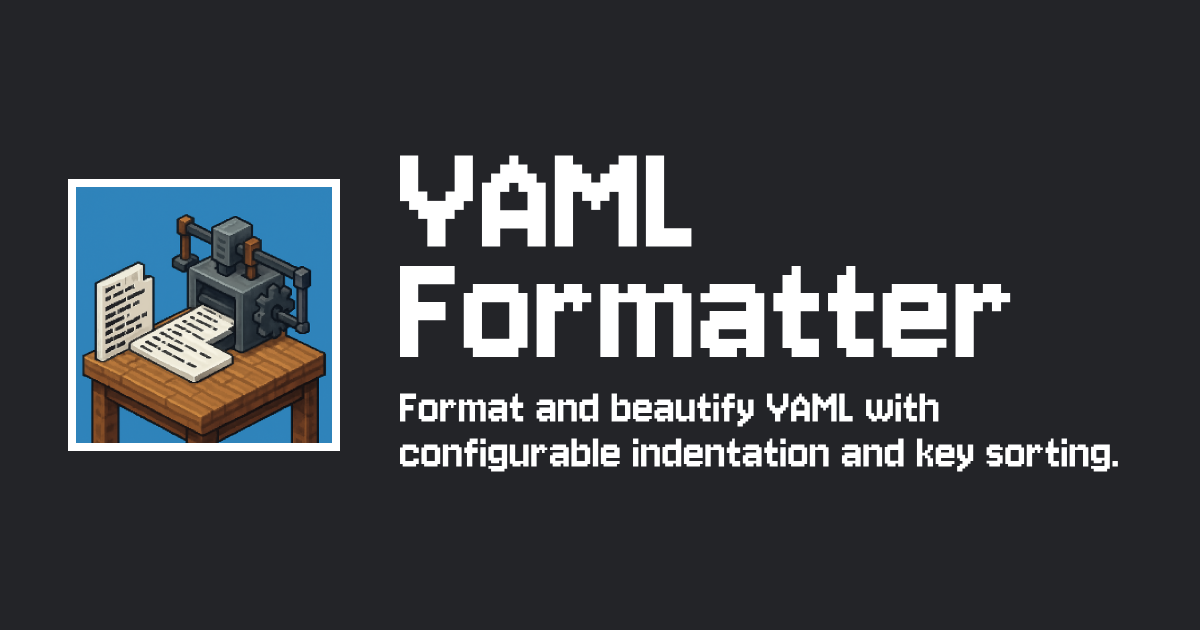 YAML Formatter — Format and Beautify YAML Online — Tiny-Online.Tools