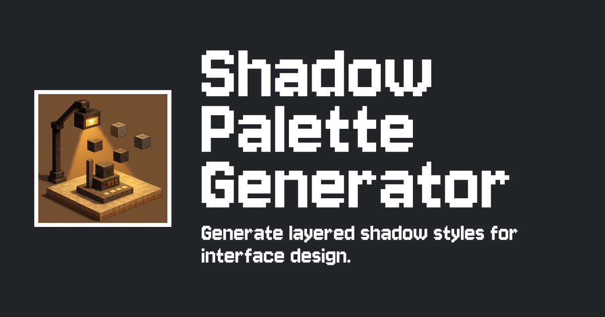 Shadow Palette Generator Online for Free - Tiny Online Tools — Tiny ...