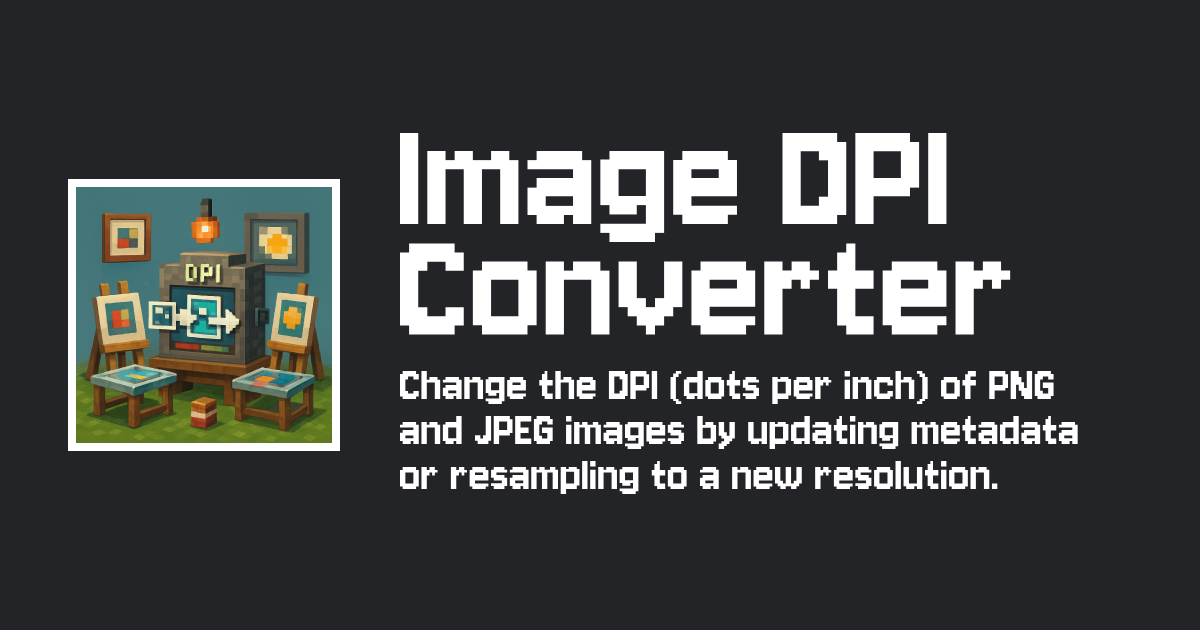 Image DPI Converter — Change Image DPI Online Free — Tiny-Online.Tools