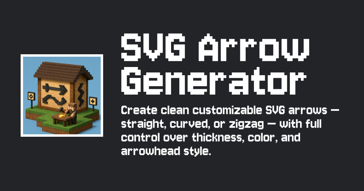 SVG Arrow Generator — Free Online Customizable Arrow Maker — Tiny ...