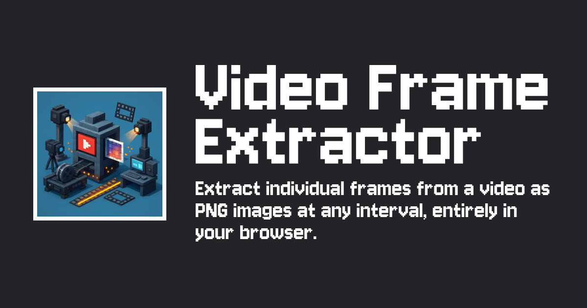 Video Frame Extractor — Extract Frames from Video as PNG — Tiny-Online ...