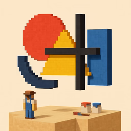 SVG Bauhaus Art Generator